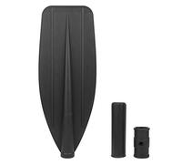 PP Paddle Set for Kayak/Canoe/Inflatable Boat | High - Strength Spiral Design | Lightweight & Sturdy Replacement Paddle Components | Black (Large Size (24x18.5cm / 9.4x7.3in))