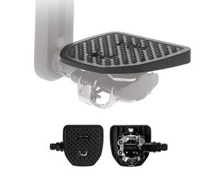 PP Pedal Plate | SPDX | pour pédales Shimano SPD et Look X-Track Compatible | Transforme pédales Automatique en Plate-Forme