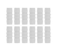 PP Plastic Hose Connectors 12PCS | Equal Diameter Barb Fittings for Firm Connection | Straight Through Joints for Water/Gas/Industrial Lines | Food & Lab Approved, Robust (19 to 19)
