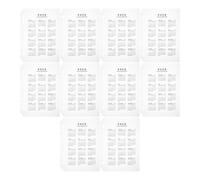 PP Séparateurs de Calendrier 12 Pièces A5 2026 | Surface Givrée Transparente, Indexation par Sections, Réutilisables et Résistants, pour Journaux A5