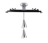 PP-Vic Agitateur Pneumatique De Peinture IBC, Grand Mélangeur D'air En Acier Inoxydable, Hélice Pliable 1000L, Mélangeur De Peinture À Réservoir Continu,Dissolution D'encre,Large5cylinders