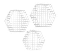 PP-Vic Armoire De Rangement Murale Pour Serviettes, Support De Rangement Pour Teintures Capillaires Spécifique Au Salon, Étagère Cubique Flottante Moderne Pour Salon De Beauté,Blanc
