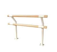 PP-Vic Barre De Ballet Blanche, Élégante Barre De Ballet Autoportante, Barre À Double Couche À Hauteur Fixe avec Support en Métal, Construction Robuste, Facile À Installer pour La Pratique,59in