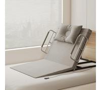 PP-Vic Dossier De Lit Élévateur Électrique Réglable, Adapté Aux Adultes À Mobilité Réduite Et Aux Femmes Enceintes - Mousse Haute Densité, Angle Réglable De 2 À 70 °,B 70cm gray