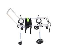 PP-Vic Fauteuil Roulant Mobile pour Chien avec Support pour Les Jambes, Fauteuil Roulant Réglable pour Chien Handicapé, Dispositif De Rééducation des Pattes Avant/Arrière du Chien,XS