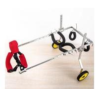 PP-Vic Fauteuil Roulant Réglable Pour Chien, Chariot De Rééducation Pour Animaux, Fauteuil Roulant De Rééducation Pour Chiens Handicapés, Aide À La Mobilité Avec Support,Xs