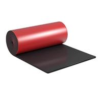 PP-Vic Grand Rouleau De Caoutchouc Mousse Autocollant pour Murs,Protection Murale De Bord De Garage, Adapté Aux Ateliers,Garages Et Salles De Sport, Facile À Couper À Différentes,RD 1m/39.3in