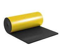 PP-Vic Grand Rouleau De Caoutchouc Mousse Autocollant pour Murs,Protection Murale De Bord De Garage, Adapté Aux Ateliers,Garages Et Salles De Sport, Facile À Couper À Différentes,Ye 1m/39.3in