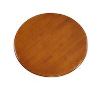 PP-Vic Plateau Tournant En Bois Massif Rotatif À 360°,Plateau De Table Rond Et Épais,Style Rustique Adapté À La Table De Cuisine,À La Nourriture Partagée,L'intérieur L'extérieur,Bbb 110cm/43in