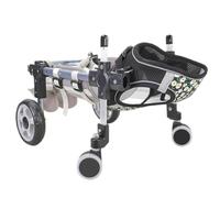 PP-Vic Poussette Réglable À Deux Roues Pour Chien, Fauteuil Roulant Pour Animaux De Compagnie, Support De Jambe Pour Chien, Aide À La Mobilité Pour Animaux De Compagnie,4 wheels m