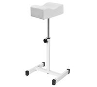 PP-Vic Repose-Pieds De Pédicure- Repose-Pieds De Manucure Avec Support De Tabouret De Beauté Pour Ongles De Massage Des Pieds À Roulettes,Repose-Pieds De Style Moderne À Hauteur Réglable,Blanc