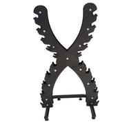 PP-Vic Support À Haltères Unique en Forme De X, Capacité De Charge Maximale De 180 Kg, Idéal pour Les Salles De Sport À Domicile, Support Robuste pour Haltères, Petit Support De Rangement,BB