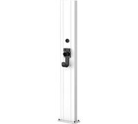 PP-Vic Support De Base De Chargeur De Véhicule Électrique, Support De Charge Pour Espace De Stationnement Central, Avec Combinaison Privée Et Crochet De Verrouillage,Blanc