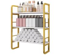 PP-Vic Support De Rangement Professionnel Pour Teintures Capillaires, Présentoir Pour Serviettes De Salon De Beauté, Spa, Organisateur En Bois À Plusieurs Niveaux Pour Exposer De Petits,H 105cm