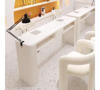 PP-Vic Table De Manucure De Salon De Beauté, Table De Manucure Professionnelle Pour Filles, Station De Manucure SPA Moderne, Table De Manucure Spa De Beauté De Maquillage,100cm