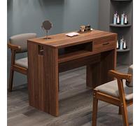 PP-Vic Table De Manucure Professionnelle En Bois, Table De Manucure De Poste De Travail De Beauté Moderne, Table De Manucure De Maquillage, Table De Manucure Dans Un Salon De Beauté,100 * 40 * 78cm