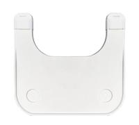 PP-Vic Table Repose-Jambes Amovible Pour Fauteuil Roulant Avec 2 Porte-Gobelets,Accoudoir Portable En Plastique Pour Fauteuil Roulant,Plateau Pour Genoux Pour Fauteuil Roulant Pour Écrire,Blanc
