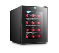 PP-Vic Thermostat À Vin, Armoire À Vin Indépendante Intégrée À Température Contrôlée, Petit Réfrigérateur Indépendant, Adapté À La Cuisine À Domicile, Au Bureau, Au Bar, Au Vin Rouge,C 12 01