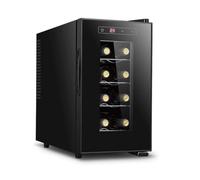 PP-Vic Thermostat À Vin, Armoire À Vin Indépendante Intégrée À Température Contrôlée, Petit Réfrigérateur Indépendant, Adapté À La Cuisine À Domicile, Au Bureau, Au Bar, Au Vin Rouge,B 8 01