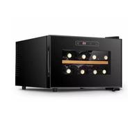 PP-Vic Thermostat À Vin, Armoire À Vin Indépendante Intégrée À Température Contrôlée, Petit Réfrigérateur Indépendant, Adapté À La Cuisine À Domicile, Au Bureau, Au Bar, Au Vin Rouge,A 8