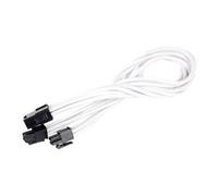PP07 - Rallonge de câble d'alimentation - 8 broches EPS12V (4+4) (F) pour 8 broches EPS12V (M) - 30 cm - blanc