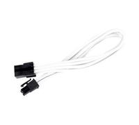PP07 - Rallonge de câble d'alimentation - Alimentation PCIe de 6 broches (F) pour Alimentation PCIe de 6 broches (M) - 25 cm - blanc