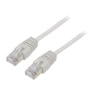PP22-1M Patch cord F/UTP 5e Line CCA PVC gris L: 1m 26AWG blindé GEMBIRD