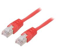 PP22-2M/R Patch cord F/UTP 5e Line CCA PVC gris L: 2m 26AWG blindé GEMBIRD