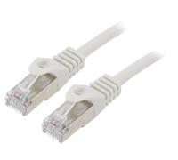 PP6-10M Patch cord F/UTP 6 Line CCA PVC gris L: 10m RJ45 mâle GEMBIRD