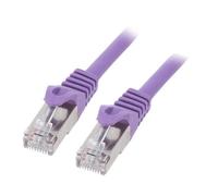 PP6-5M/V Patch cord RJ45 mâle F/UTP 6 lignes CCA PVC violet 5m GEMBIRD