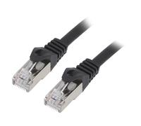 PP6A-LSZHCU-BK-1.5MM Patch cord RJ45-Slug,des deux côtés S/FTP 6a Line Cu LSZH