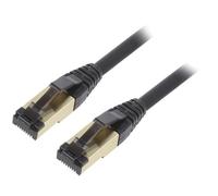 PP8-LSZHCU-BK-2M Patch cord RJ45-Slucker,Des deux côtés S/FTP Cat 8 Line Cu G...
