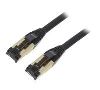 PP8-LSZHCU-BK-3M Patch cord RJ45-Slucker,Des deux côtés S/FTP Cat 8 Line Cu...