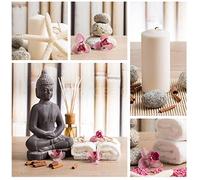 PPA DESIGN Sticker Autocollant Mural Bouddha Zen - SRCA0003 (20x20cm)