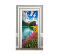PPA DESIGN Sticker Porte Trompe l'oeil Nature Lac - SAPP7039 (63x204cm)