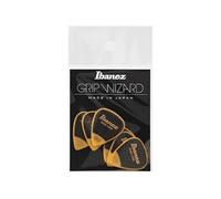 PPA14MSGYE - 6 médiators Grip Wizard série Sand Grip jaune - medium - 0,8mm