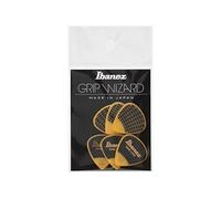 Ibanez PPA16HSGYE - 6 médiators Grip Wizard série Sand Grip jaune - heavy - 1.0mm