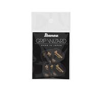 PPA16MSGBK - 6 médiators Grip Wizard série Sand Grip noir - medium - 0,8mm