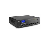 Power Dynamics Amplificateur mixeur PPA50 – 50W 100V, Bluetooth USB/SD, télécommande – Noir G