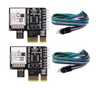 PpAaJK 2 Pièces Tuya WiFi PC Ordinateur Commutateur D'Alimentation Ordinateur De Bureau Carte De Démarrage À Distance Télétravail Pice Mini Carte