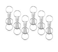 PpAaJK 3-Way Quick Release Porte-Clés Détachables Porte-Clés Détachables Séparer la Libération Séparée Accessoire Pratique 6 Pièces