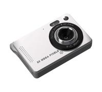 PpAaJK M08 Caméra Numérique CCD Petite Caméra Étudiant Petit Caméra Portable Rétro pour Campus Gris avec Carte Mémoire de 32 Go.