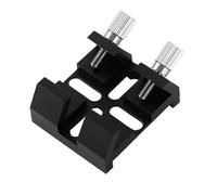 PpAaJK Support pour télescope recherche avec fente une queue, plaque avec rainure, support pour chercheur, accessoires pour télescope astronomique, noir