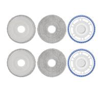 PPAAstunoras 4 lingettes de Nettoyage avec 2 Supports de Rechange, Accessoires pour Ecovacs Deebot T30 Pro Omni/ T30s/ T30s Pro/ N30 Pro/ N30 Omni/N30 Pro Omni/Yeedi M12 Pro+