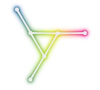 PPcdfre Applique Murale Intelligente USB Barres Lumineuses LED RVB 16 Millions de Couleurs Dimmable Synchronisation de la Musique DIY Décoration Intérieure Barres Lumineuses Blanc