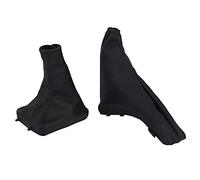 PPcdfre Car Pommeau de Levier de Vitesse Gaiter Boot Cover PU Cuir Stationnement Frein à Main Poignées Couvre pour G A 1998-2004