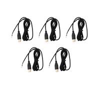 PPcdfre Deathadder Lot de 5 câbles USB pour Deathadder 2013 5 fils 5 broches Plaqué 2,1 m