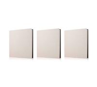 PPcdfre Lot de 3 albums photo en lin pour scrapbooking - Pages épaisses avec film de protection - Enregistrez des images de manière permanente - Meilleur choix de cadeau