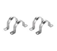 PPcdfre Lot de 4 colliers de serrage en forme de U en acier inoxydable pour raccords de tuyauterie 80 mm