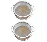 PPcdfre Lot de 4 filtres à peinture en acier inoxydable 60 mailles pour un seau de 18 litres, filtre les impuretés, facile à nettoyer et réutilisable